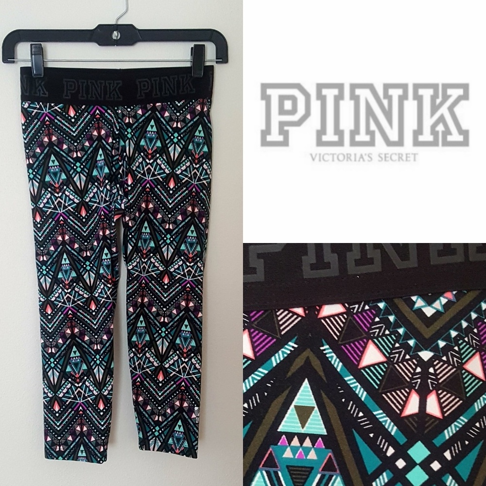 Victoria's Secret PINK Ultimate Geo Capri Leggings